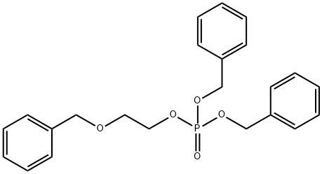 2-Benzyloxyethyl Phosphate Dibenzyl Ester Structure