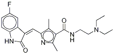 [2H10]スニチニブ 化学構造式