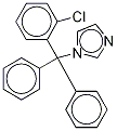 クロトリマゾール‐D5(フェニル‐D5) 化学構造式