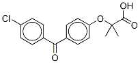 FENOFIBRIC-D6 ACID Struktur