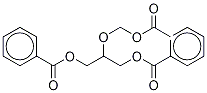 2-(Acetoxymethoxy)-1,3-propanediyl-D5 Dibenzoate 结构式