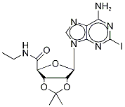 2-Iodo-5’-ethyl-D5-carboxamido-2’,3’-O-isopropylidineadenosine