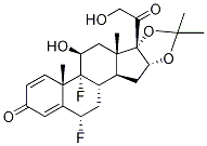Fluocinolone Acetonide-13C3 Struktur