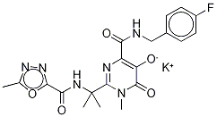 Raltegravir-d3, Potassium Salt Structure