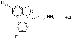(S)-Didesmethylcitalopram Hydrochloride Struktur