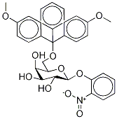 2-Nitrophenyl-6-O-dimethoxytrityl--D-galactopyranoside Structure