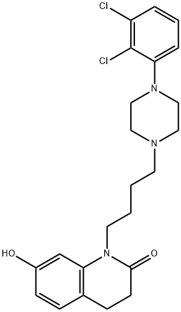1-[4-[4-(2,3-Dichlorophenyl)piperazin-1-yl]butyl]-7-hydroxy-3,4-dihydrocarbostyril Structure