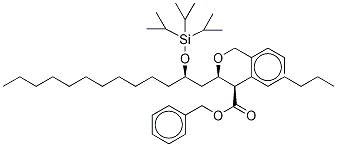  Benzyl (2S,3S,5S)-2-Hexyl-3-benzyloxy-5-(triisopropylsilyloxy)hexadecanoate