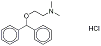 Diphenhydramine-d6 Hydrochloride Structure