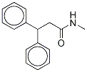 N-Methyl 3,3-Diphenylpropionamide-d3 Struktur