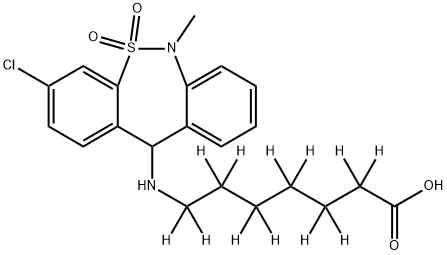 Tianeptine-d12 Structure
