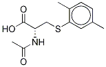 N-Acetyl-S-(2,5-dimethylbenzene)-L-cysteine-d3 Struktur
