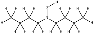 Di-N-butyl Amidosulfenyl Chloride-d18 Structure