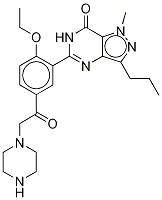 N-Desethyl Acetildenafil-d8 Dihydrochloride Structure