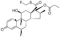 Fluticasone Propionate-d3 结构式