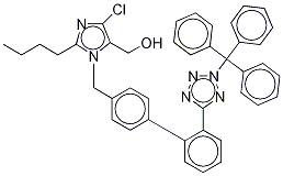 N-TRITYL LOSARTAN-D4,1309283-24-6,结构式