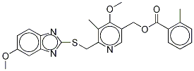 o-Toluoyl-5-hydroxy Omeprazole Sulfide-d3 Structure