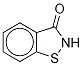 Benzoisothiazol-3-one-13C6 Struktur