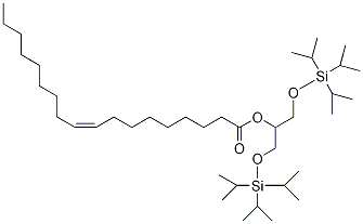 1,3-O-Bis(triisopropylsilyl) 2-Oleoyl Glycerol, 1331642-49-9, 结构式