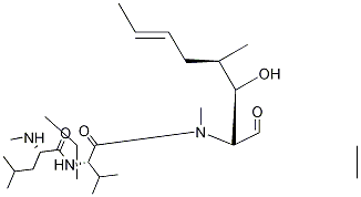 Cyclosporin A-d4 (Major) Structure