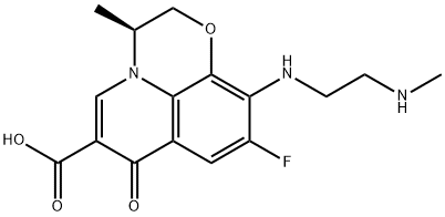 N,N'-Desethylene Levofloxacin Hydrochloride Struktur
