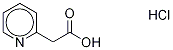 2-Pyridylacetic Acid-d6 Hydrochloride 化学構造式