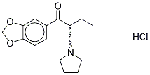 3',4'-(Methylenedioxy)-2-(1-pyrrolidinyl)butyrophenone-d8 Hydrochloride