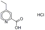 4-Ethyl-pyridine-2-carboxylic Acid-d5, Hydrochloride 化学構造式