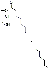rac 1-PalMitoyl-2-chloropropanediol-d5 化学構造式