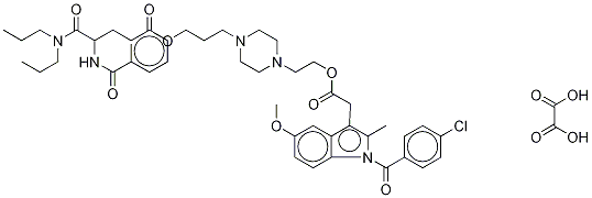 ProgluMetacin-d4 Dioxalate Structure