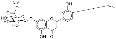 DiosMetin 7-O-β-D-Glucuronide SodiuM Salt Structure