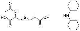 N-(Acetyl-d3)-3-(2-carboxypropyl)thio]alanine DicyclohexylaMMoniuM Salt 结构式