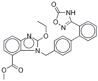 1-[[2'-(2,5-Dihydro-5-oxo-1,2,4-oxadiazol-3-yl)[1,1'-biphenyl]-4-yl]Methyl]-2-ethoxy-1H-benziMidazole-7-carboxylic-d5 Acid Methyl Ester Structure