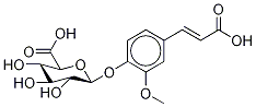 4-(2-Carboxyethenyl)-2-(Methoxy-d3)phenyl β-D-Glucopyranosiduronic Acid