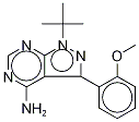 4-Amino-1-tert-butyl-3-(2-methoxyphenyl)-1H-pyrazolo[3,4-d]pyrimidine Structure