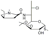 3,4-O-Isopropylidene Clindamycin B 化学構造式