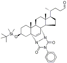 5α,8α-[N,N-(4-Phenylurazole)]-3-O-tert-butyldimethylsilyl-chol-6-en-24-al-3β-ol Structure