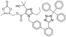 Trityl Olmesartan-d6 Medoxomil Structure