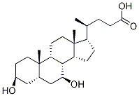 Ursodeoxycholic Acid-d5 (Contains d0) Structure