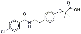苯扎贝特-D4 结构式