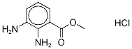 2,3-Diaminobenzoic Acid Methyl Ester Hydrochloride Struktur