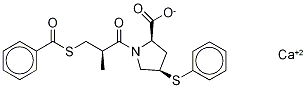 Zofenopril-d5 Calcium Salt Structure