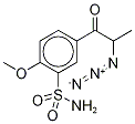 2-Azido-1-(4’-methoxy-3’-sulfonamidophenyl)-1-propanone-d3 Struktur