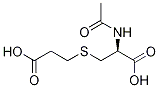 N-Acetyl-S-(2-carboxyethyl)-L-cysteine Bis(dicyclohexylamine) Salt Structure