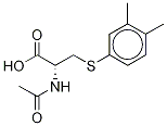 N-Acetyl-S-(3,4-dimethylbenzene)-L-cysteine-d3 Struktur