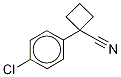 1-(4-Chlorophenyl)cyclobutane-d6 Carbonitrile Structure