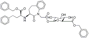 Benazeprilat Acyl-β-D-glucuronide Dibenzyl Ester 结构式