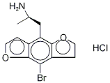(R)-(-)-Bromo Dragonfly-d6 Hydrochloride Structure