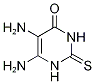 5,6-Diamino-2-thiouracil-13C,15N Struktur