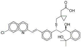 21(S)-Hydroxy Montelukast-d6 Structure